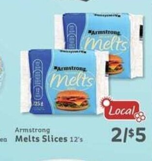 IGA Armstrong melts slices 12's offer