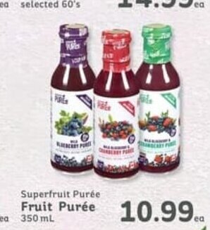 IGA Superfruit puree fruit puree 350ml offer