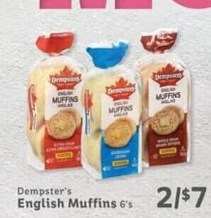 IGA Dempster's english muffins 6's offer