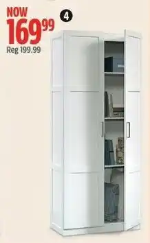 Canadian Tire 2-Door Wardrobe. White finish. 168-0095-6. offer