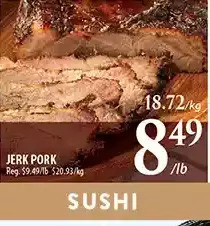 Al Premium Food Mart Jerk pork offer
