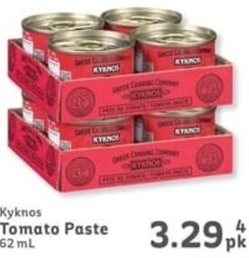 IGA Kyknos Tomato Paste 62 mL offer