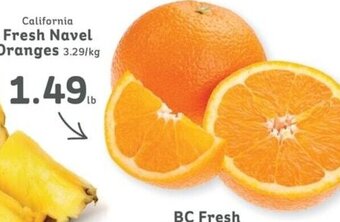 IGA Fresh Navel Oranges offer