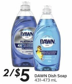 Sobeys DAWN Dish Soap 431-473 mL offer