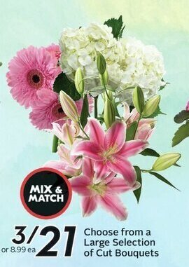 Sobeys Choose from a Large Selection of Cut Bouquets offer