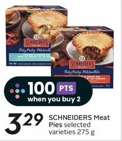 Sobeys SCHNEIDERS Meat Pies 275 g offer