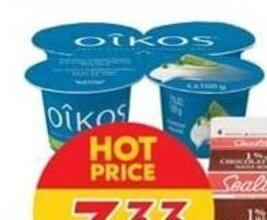 Sobeys OIKOS Greek Yogurt 4 pk offer