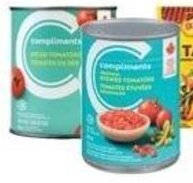 Sobeys COMPLIMENTS Tomatoes 540-796 mL offer