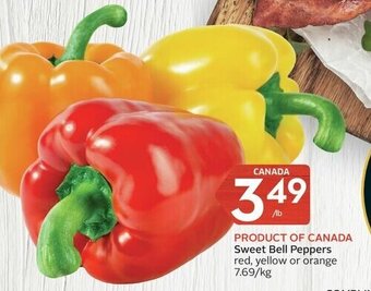 IGA Sweet Bell Peppers red, yellow or orange offer