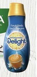 IGA INTERNATIONAL DELIGHT Coffee Creamers 946 mL offer