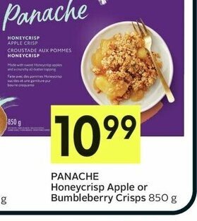 IGA PANACHE Honeycrisp Apple or Bumbleberry Crisps 850 g offer