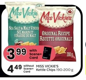 IGA MISS VICKIE'S Kettle Chips 190-200 g offer