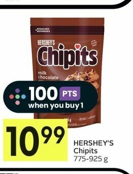 IGA HERSHEY'S Chipits 775-925 g offer