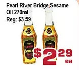 Top Food Supermarket Pearl river bridge sesame oil offer