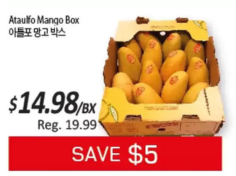 Galleria Supermarket Ataulfo mango box offer