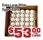 Top Food Supermarket Extra large white eggs offer