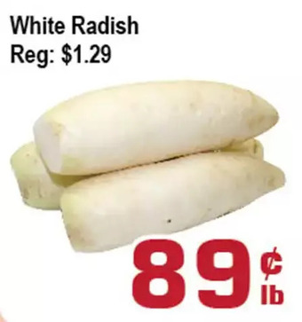 Top Food Supermarket White radish offer