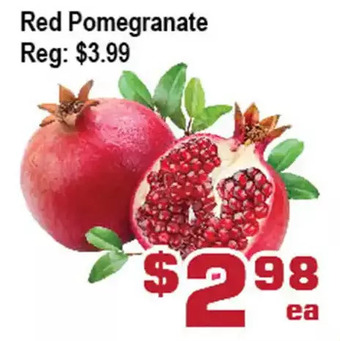 Top Food Supermarket Red pomegranate offer