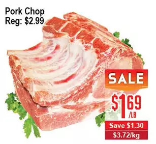 Skyland Foodmart Pork chop offer