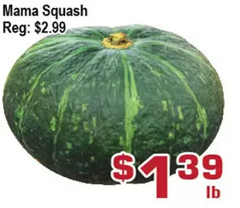 Top Food Supermarket Mama squash offer