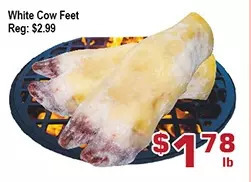 Top Food Supermarket White cow feet offer