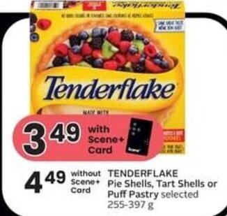 IGA TENDERFLAKE Pie Shells, Tart Shells or Puff Pastry 255-397 g offer