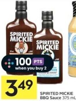 IGA SPIRITED MICKIE BBQ Sauce 375 mL offer