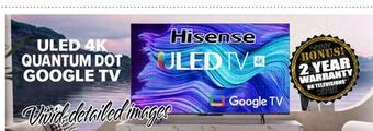 2001 Audio Video Hisense 55 uled 4k quantum dot google tv offer