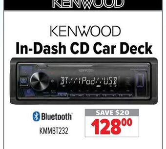 2001 Audio Video Kenwood in-dash cd car deck offer
