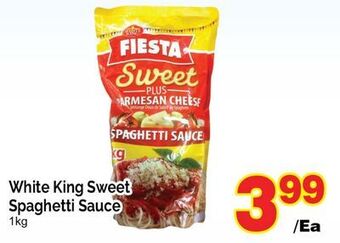 T&T Supermarket White king sweet spaghetti sauce, 1 kg offer