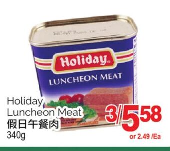 T&T Supermarket Holiday luncheon meat, 340 g offer