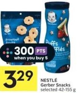 IGA NESTLÉ Gerber Snacks selected 42-155 g offer