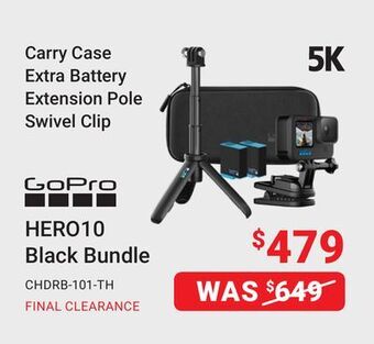 Visions Electronics Gopro hero10 black bundle offer