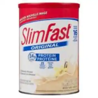 Calgary Co-op Slim fast original french vanilla protein powder offer