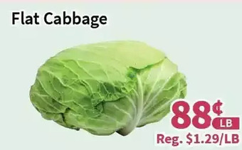 Blue Sky Supermarket Flat cabbage offer