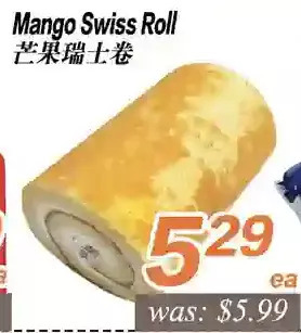 Seasons Foodmart Mango swiss roll offer