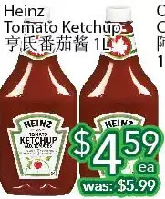 Ample Food Market Heinz tomato ketchup offer