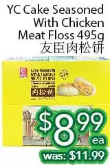 Ample Food Market Yc cake seasoned with chicken meat floss offer