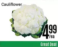 Nations Fresh Foods Cauliflower offer