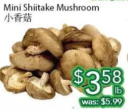 Ample Food Market Mini shiitake mushroom offer