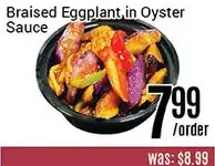 Nations Fresh Foods Braised eggplant in oyster sauce offer