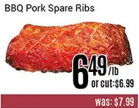Nations Fresh Foods Bbq pork spare ribs offer