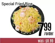 Nations Fresh Foods Special fried rice offer