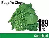 Nations Fresh Foods Baby yu choy offer