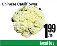 Nations Fresh Foods Chinese cauliflower offer