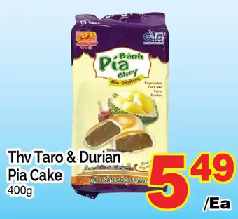 T&T Supermarket Thv taro & durian pia cake offer