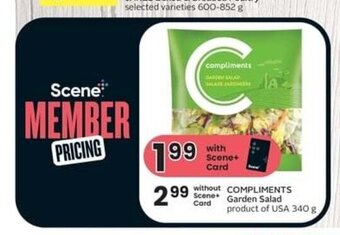 IGA COMPLIMENTS Garden Salad 340 g offer