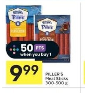 IGA PILLER'S Meat Sticks 300-500 g offer