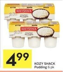 IGA KOZY SHACK Pudding 6 pk offer