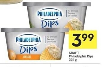 IGA KRAFT Philadelphia Dips 227 g offer